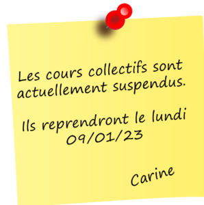 Cours suspendus